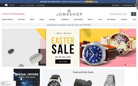 is jomashop a reliable site.